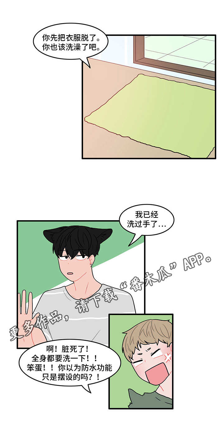 人形玩偶定制模板漫画,第17章：一起洗2图