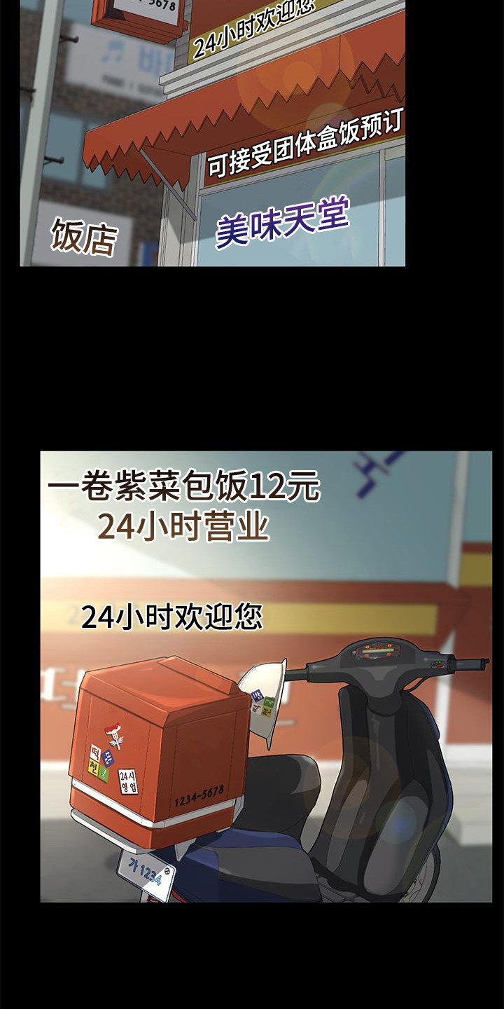 不妻而遇txt漫画,第1章：送外卖1图