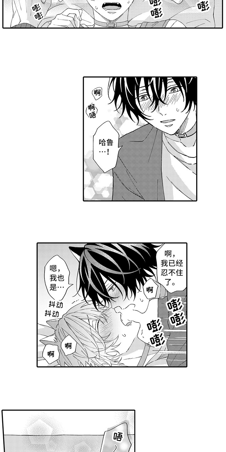 猫咪之家漫画,第11章：很开心2图