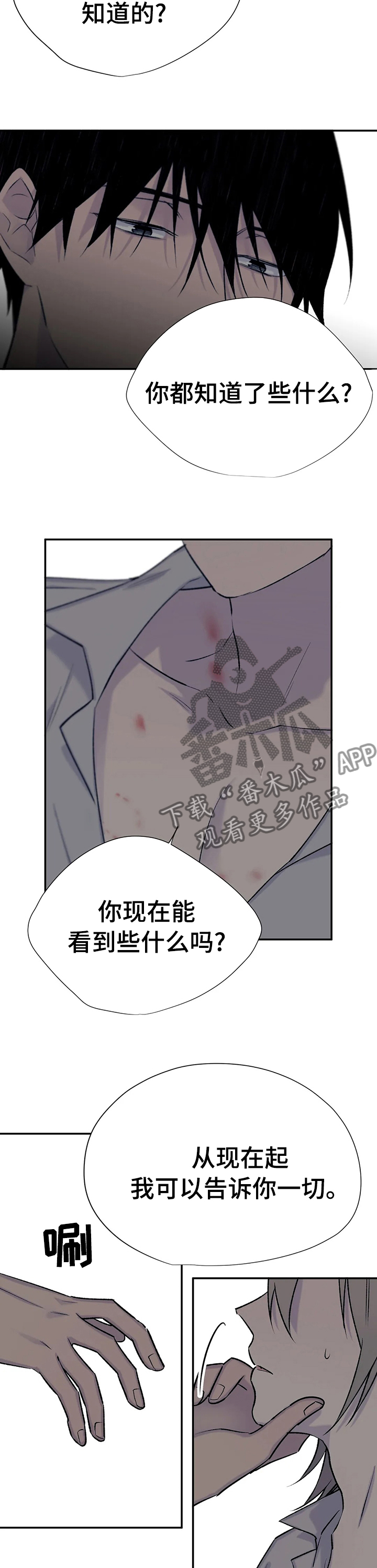 自述报告怎么写漫画,第73章：只对你说1图