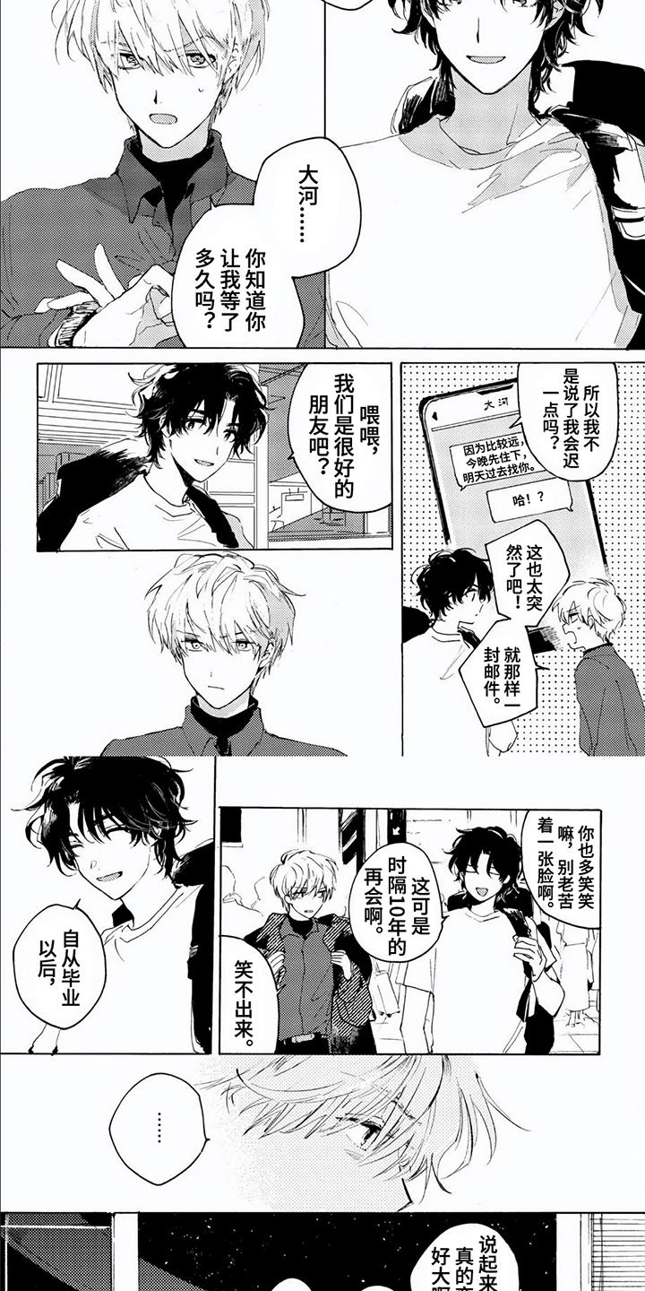 生命的最后一刻漫画,第1章：再会1图