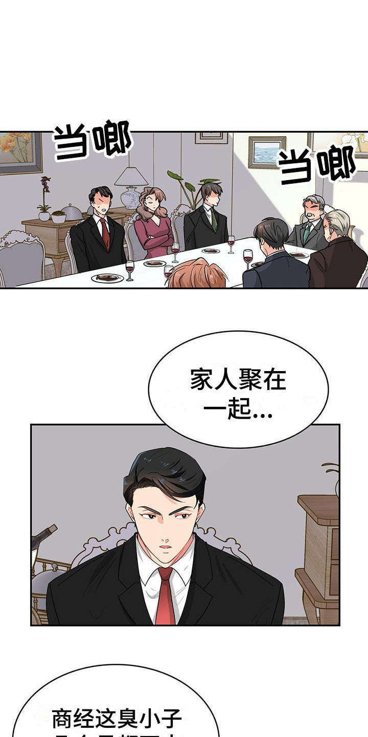 霸总宠妻动漫漫画,第13章：家族聚会1图