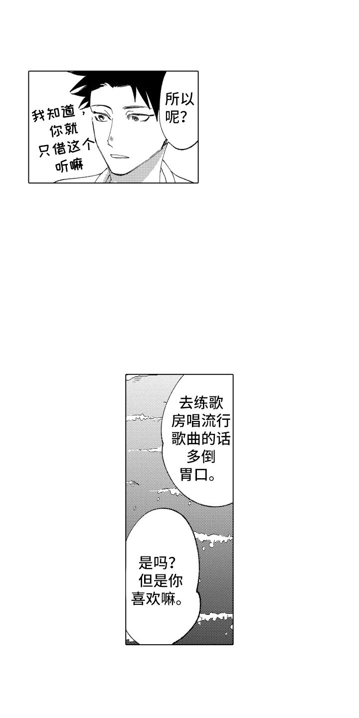 波涛声是什么歌漫画,第13章：人气很高2图