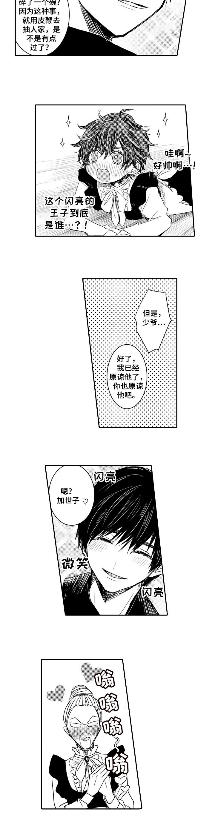 恶意惩罚者漫画,第1章：笨手笨脚1图