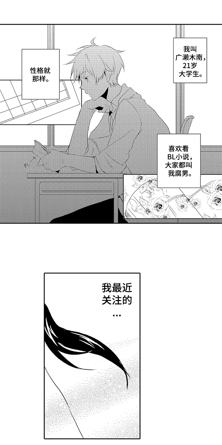 帅哥大危机漫画,第1章：后辈1图