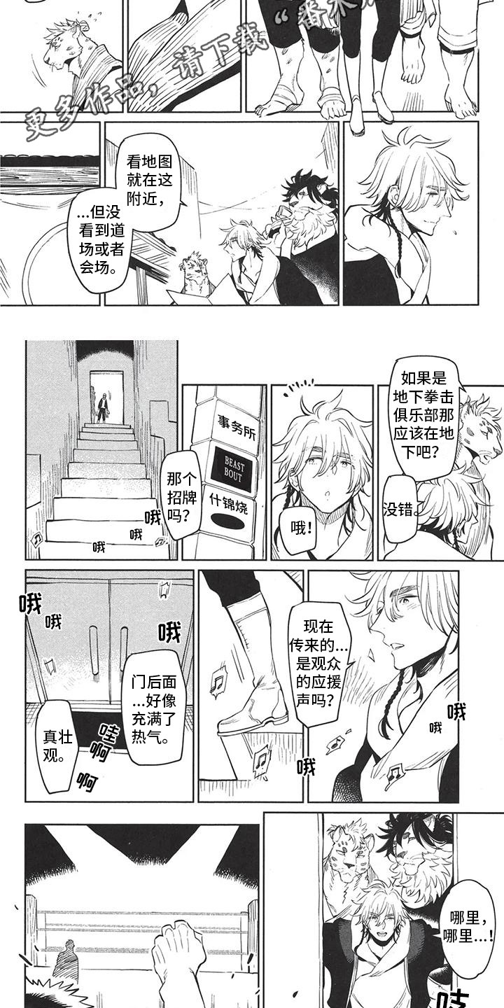 雄狮养母狮漫画,第8章：挑战书1图