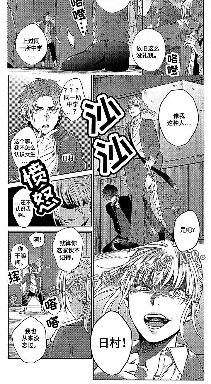 被死敌列队欢迎漫画,第17章：你谁啊1图