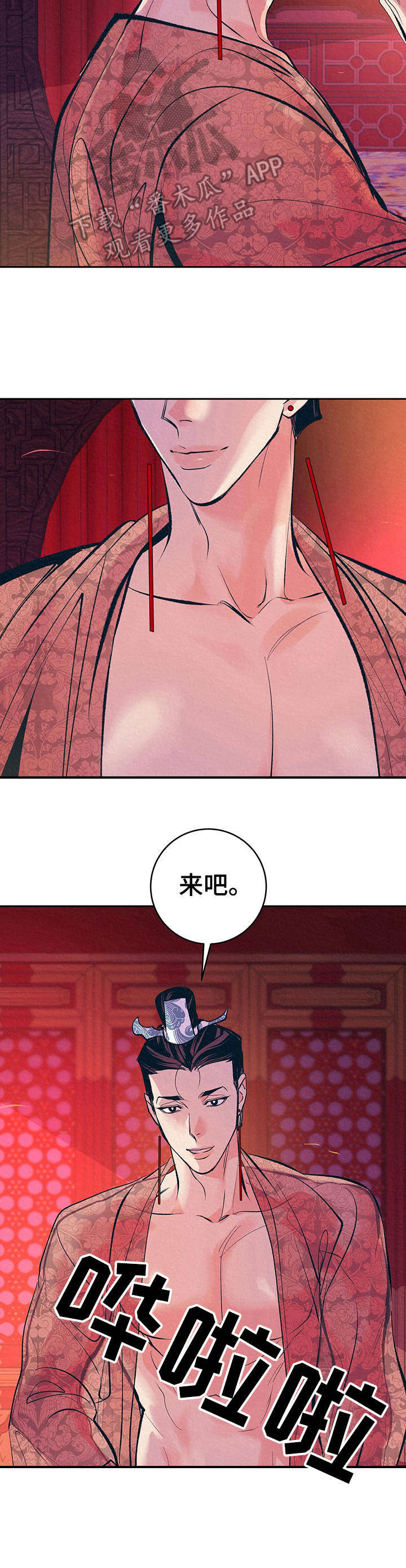 皇帝秘闻简介漫画,第5章：夜晚召见2图