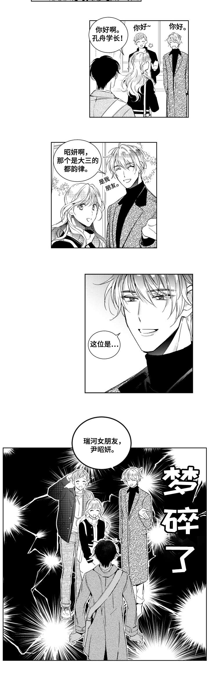 甜蜜组织电影漫画,第1章：梦碎了1图
