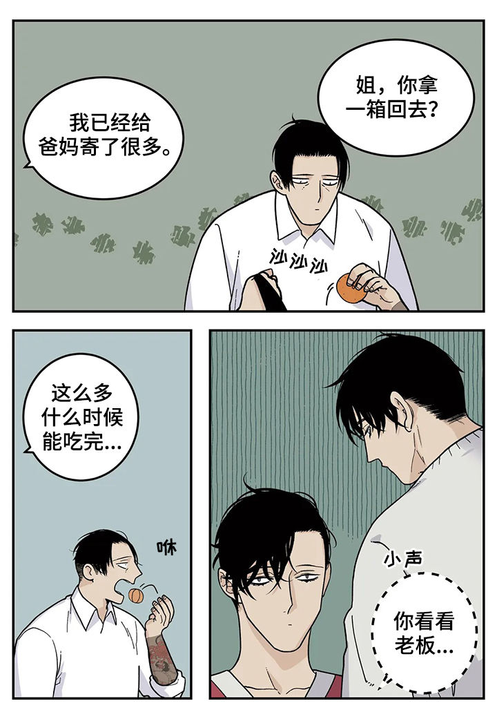 老大的打火机漫画,第57章：橘子1图
