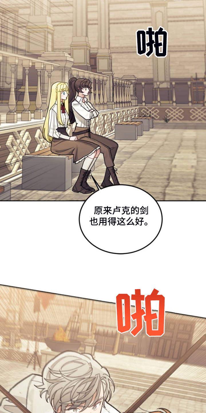 我竟是反派小说漫画,第53章：卢克的剑术2图