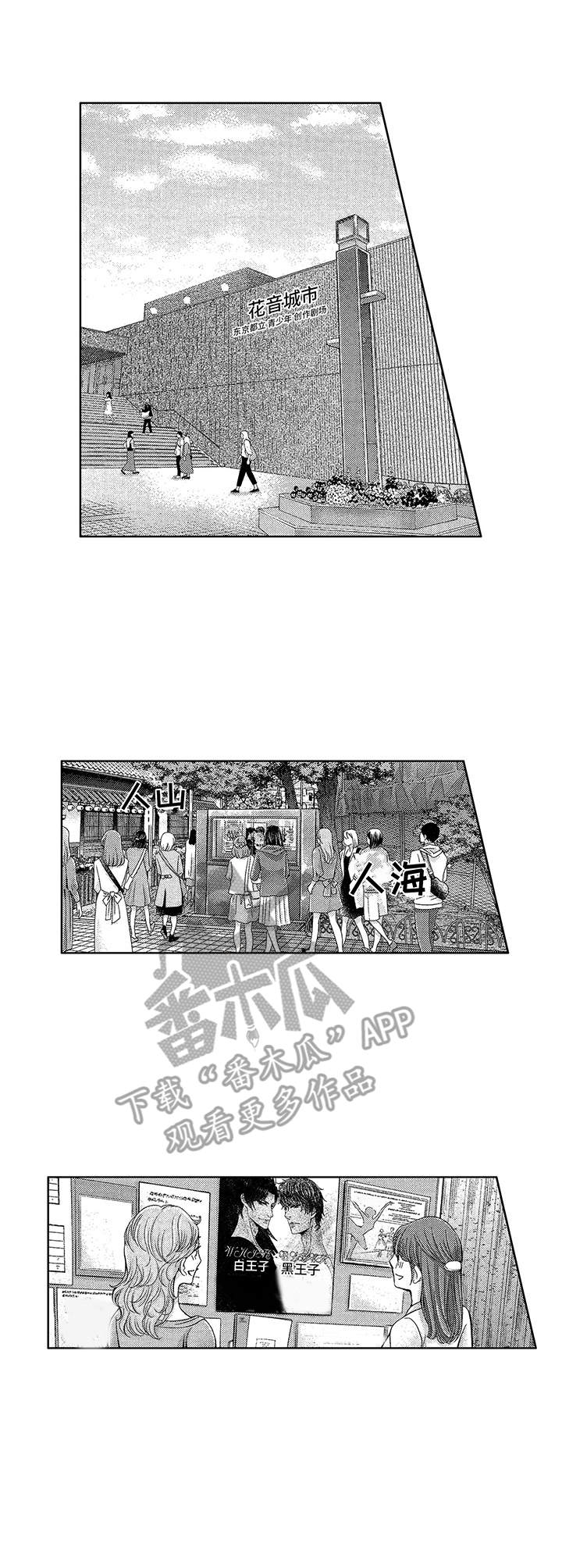 芭蕾王子漫画,第11章：眼神凶恶1图