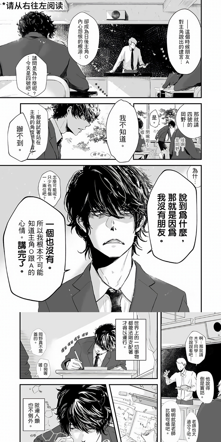 指导自卑学长漫画,第1章：理科社1图