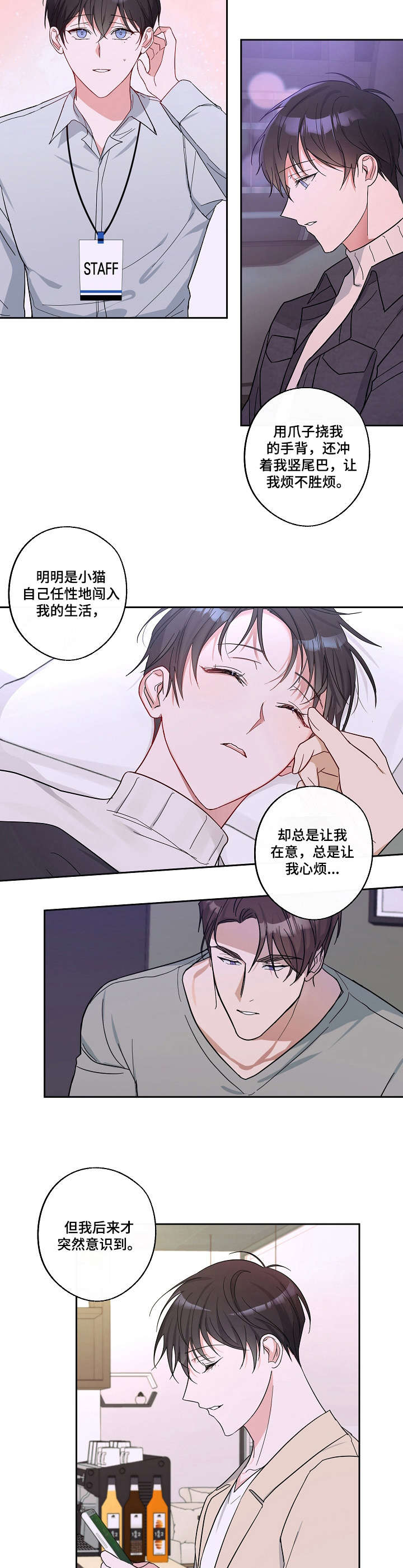 待在绿匣里的猫漫画,第19章：胡思乱想1图