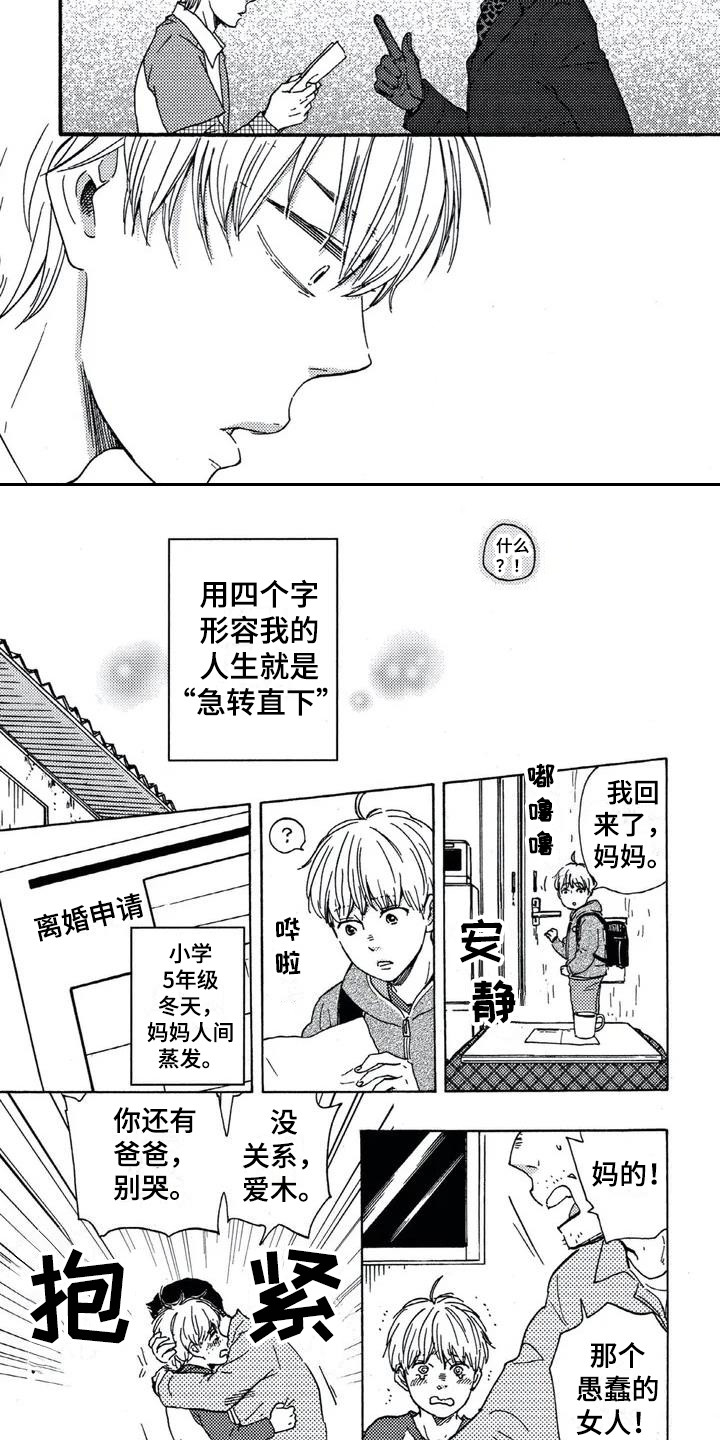 男人的笑脸头像漫画,第1章：债务1图