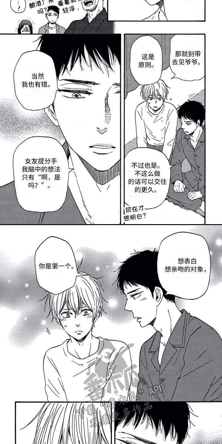 男人的笑脸头像漫画,第12章：爷爷1图