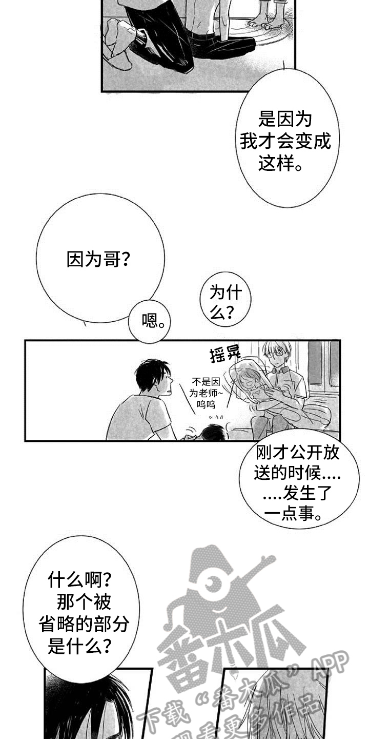 爱上偶像的动漫漫画,第19章：失口1图