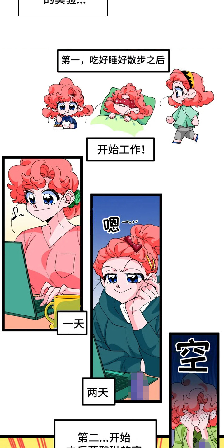 融化的蛋糕漫画,第12章：做个实验1图
