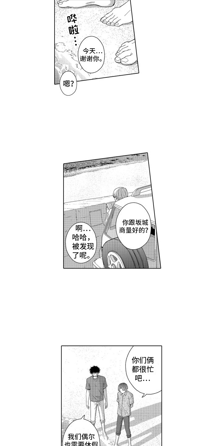 未知的海岸漫画,第22章：牵手2图