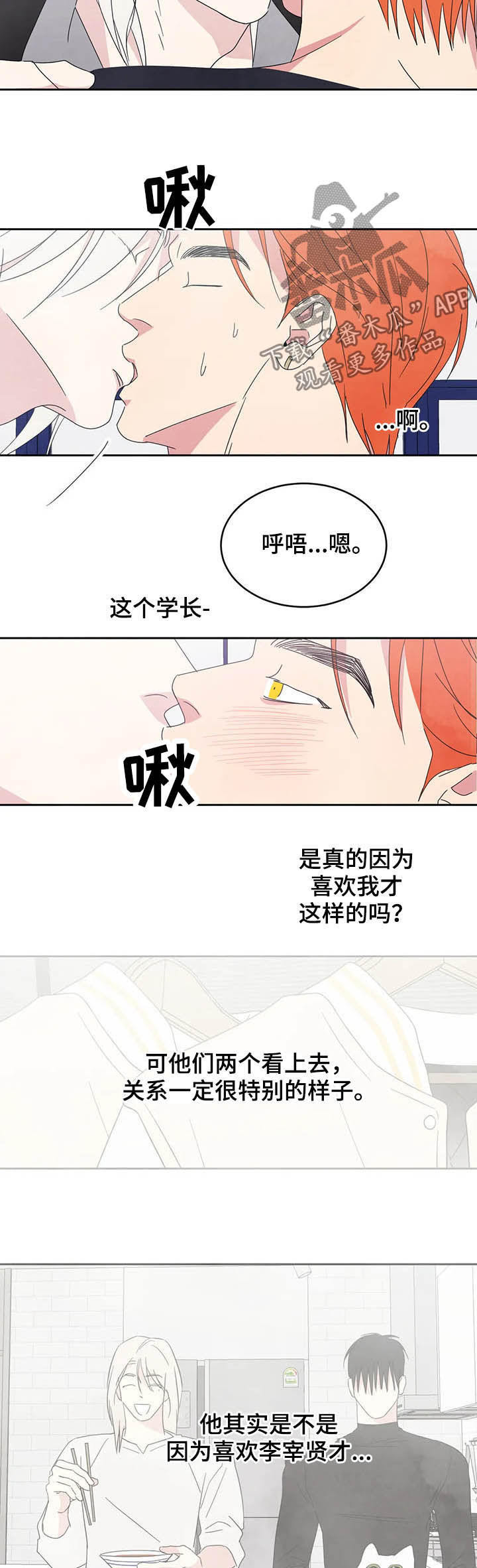 喜欢特别的他漫画,第31章：什么关系2图