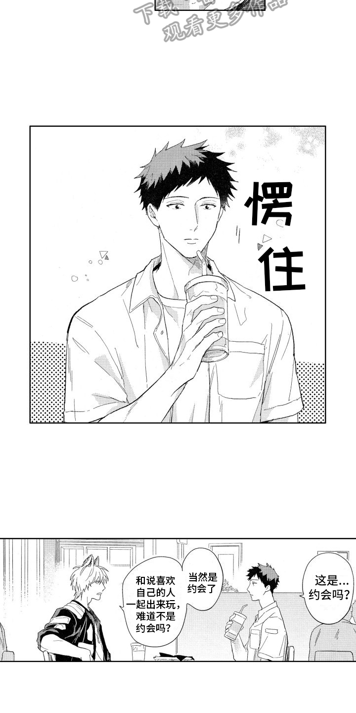 狼先生漫画,第16章：约会1图