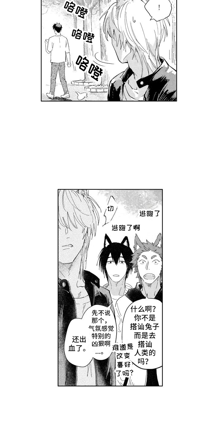 狼先生卷儿哥老婆漫画,第2章：受伤1图