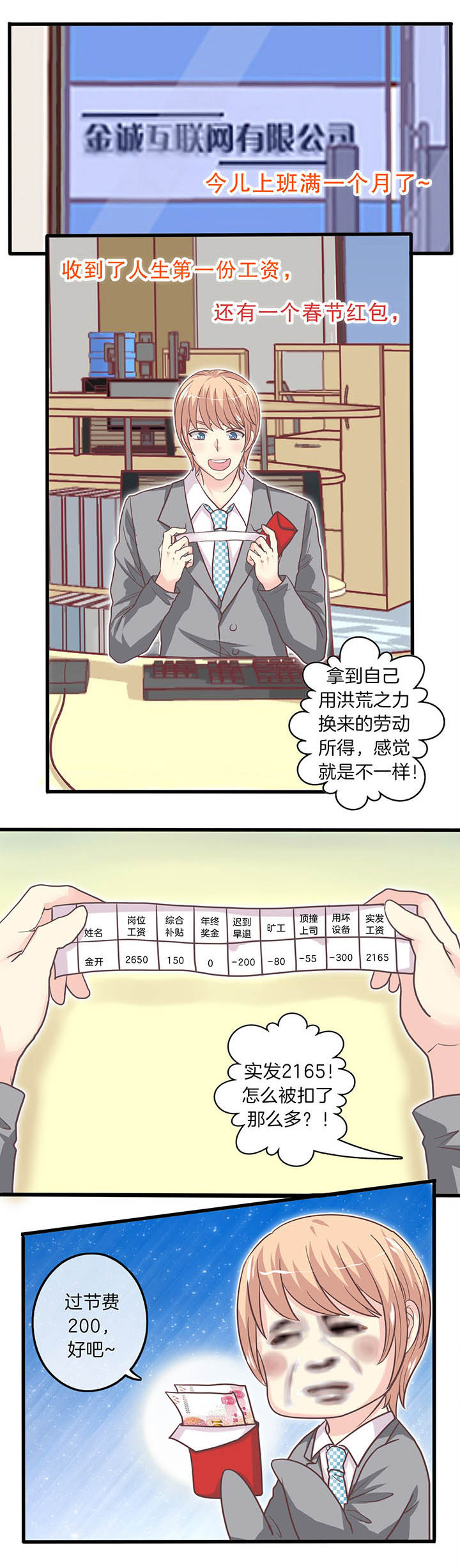 少爷不乖许然陈青越在一起了吗漫画,第29章：发薪水啦1图