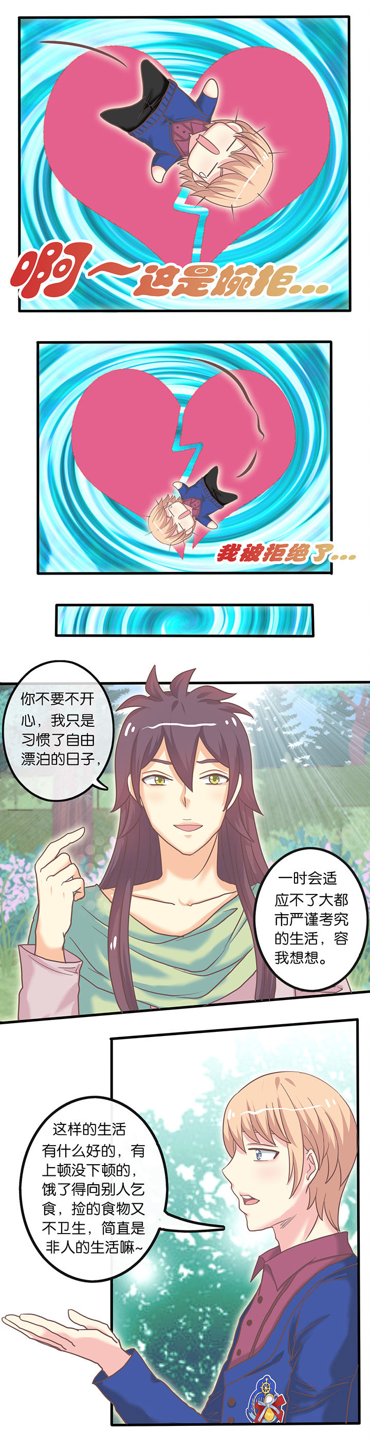 少爷不顾父亲反对倒追男人漫画,第13章：少爷招工1图