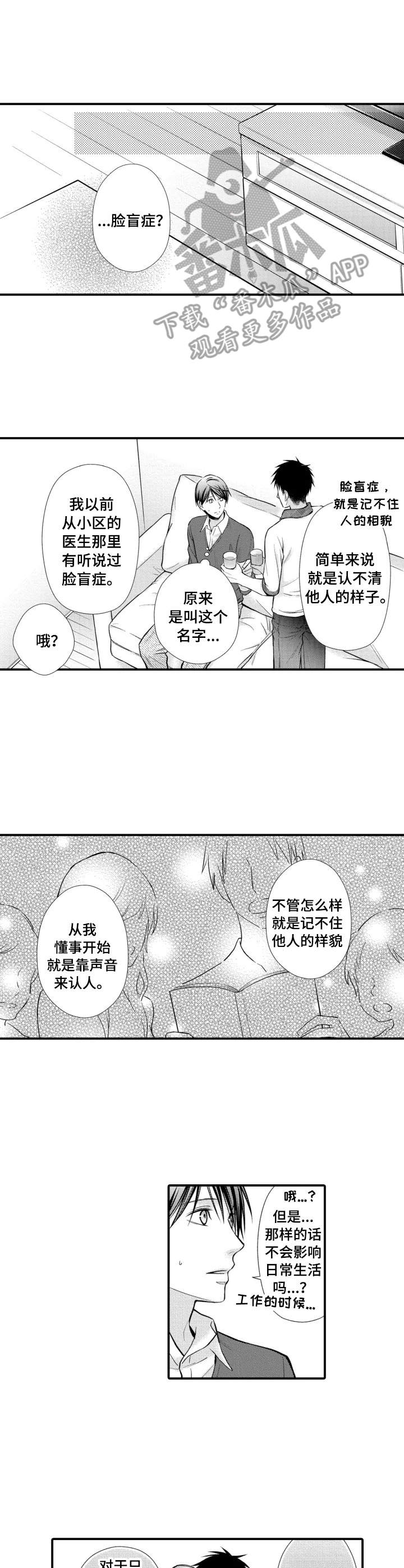 能听到你的声音漫画,第23章：脸盲症1图