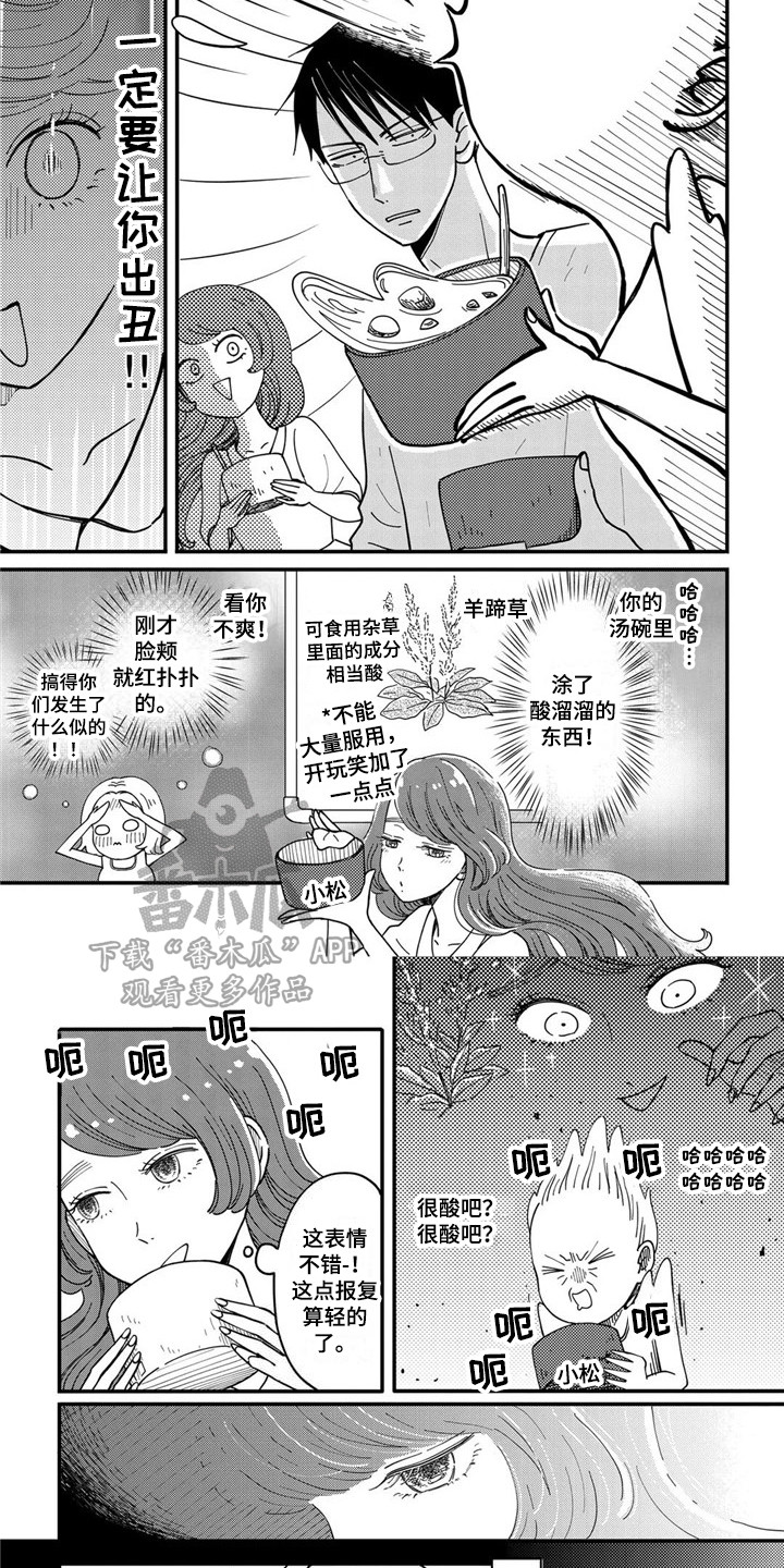 黄岛是哪个省哪个市漫画,第28章：恶作剧1图