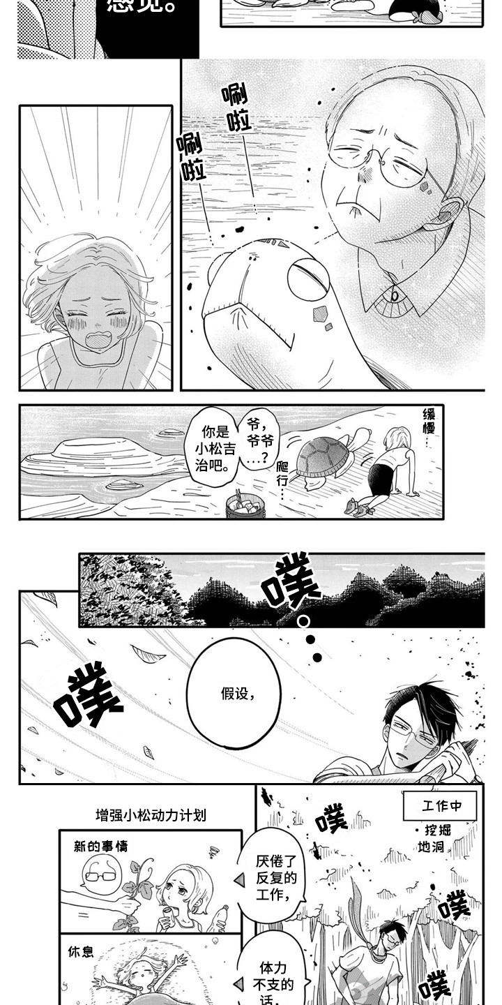 黄道是哪个天体的运行轨道漫画,第7章：海龟2图