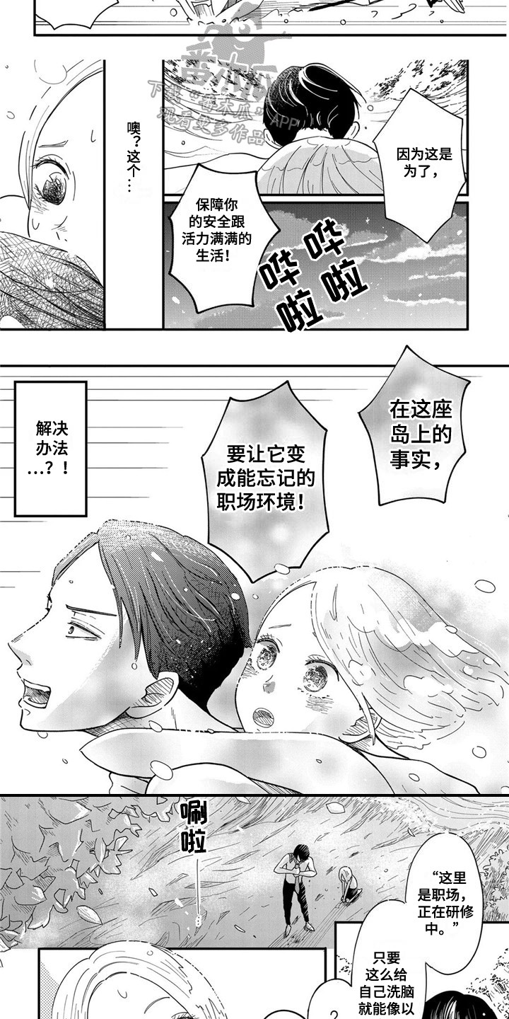 荒岛求生游戏漫画,第8章：倾听苦恼2图