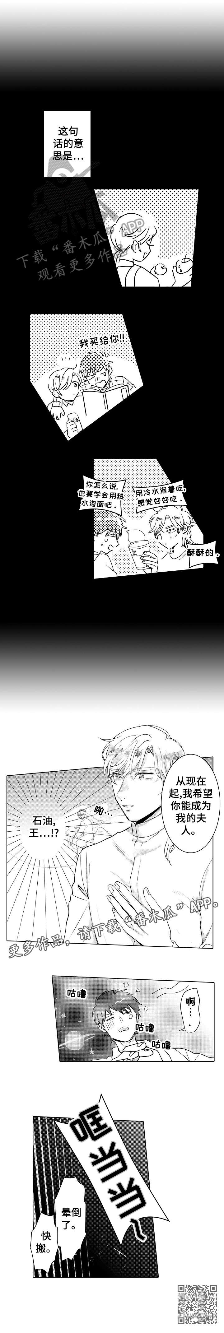 石油王的爱人漫画,第10章：晕倒2图