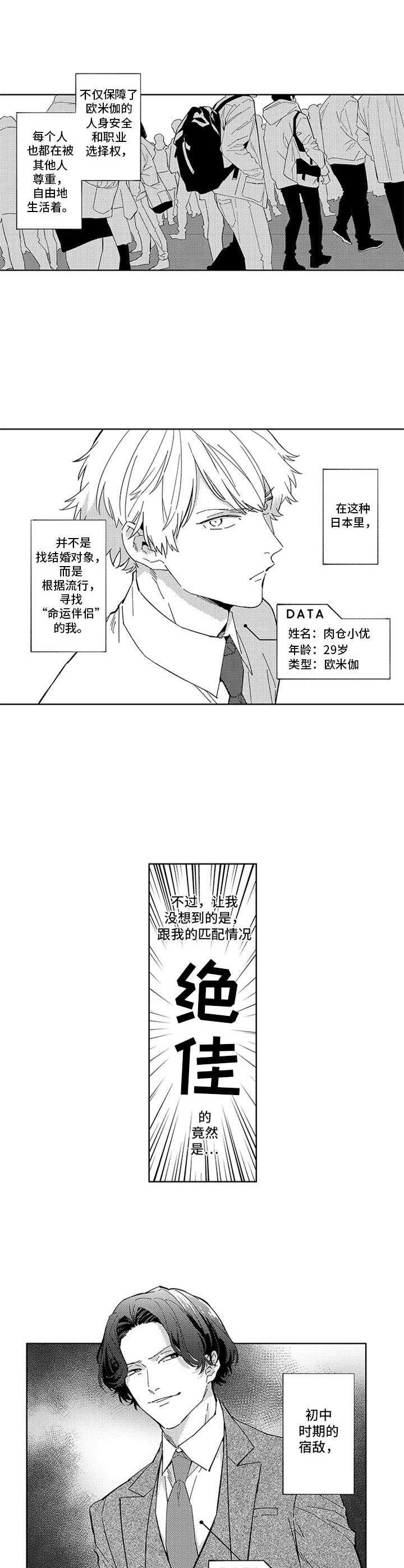 幸运cp漫画,第6章：匹配结果2图