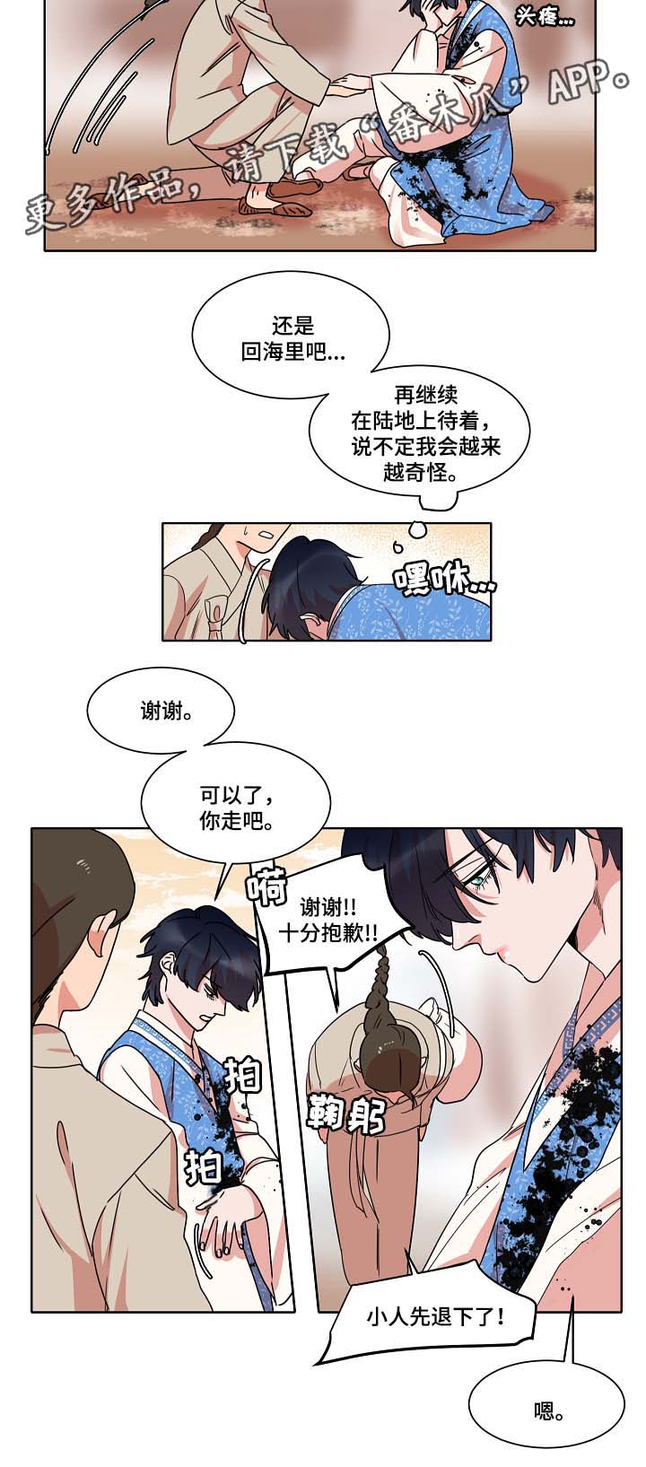 人鱼的眼泪变成珍珠漫画,第40章：上岸2图
