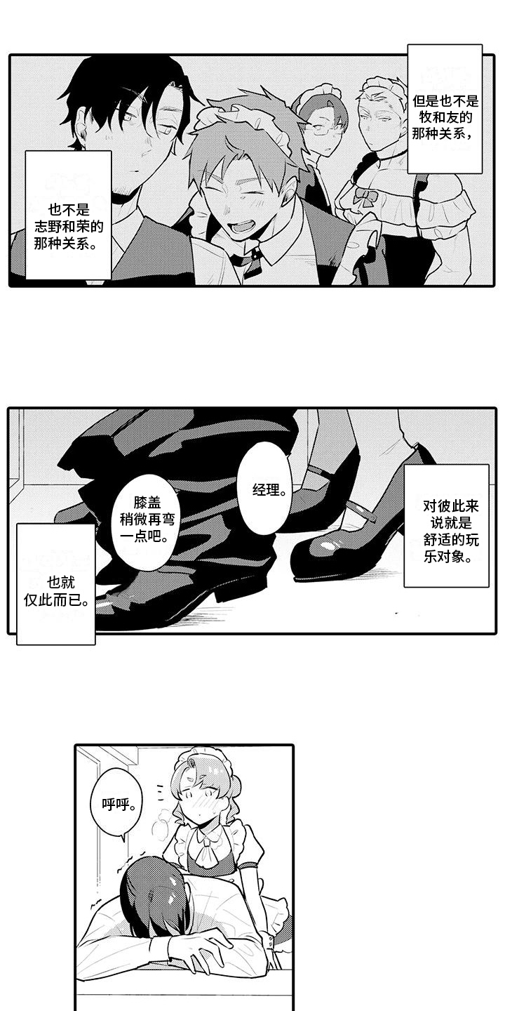 女仆装白丝捆绑吊缚鞭打小说漫画,第11章：关系1图