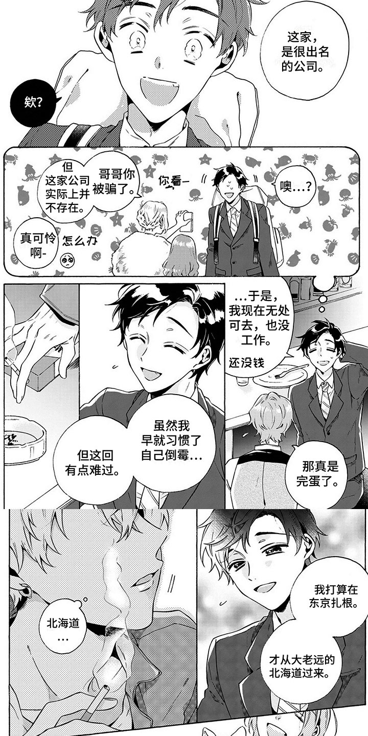 爱上我的女总裁全集漫画,第1章：住我家吧2图