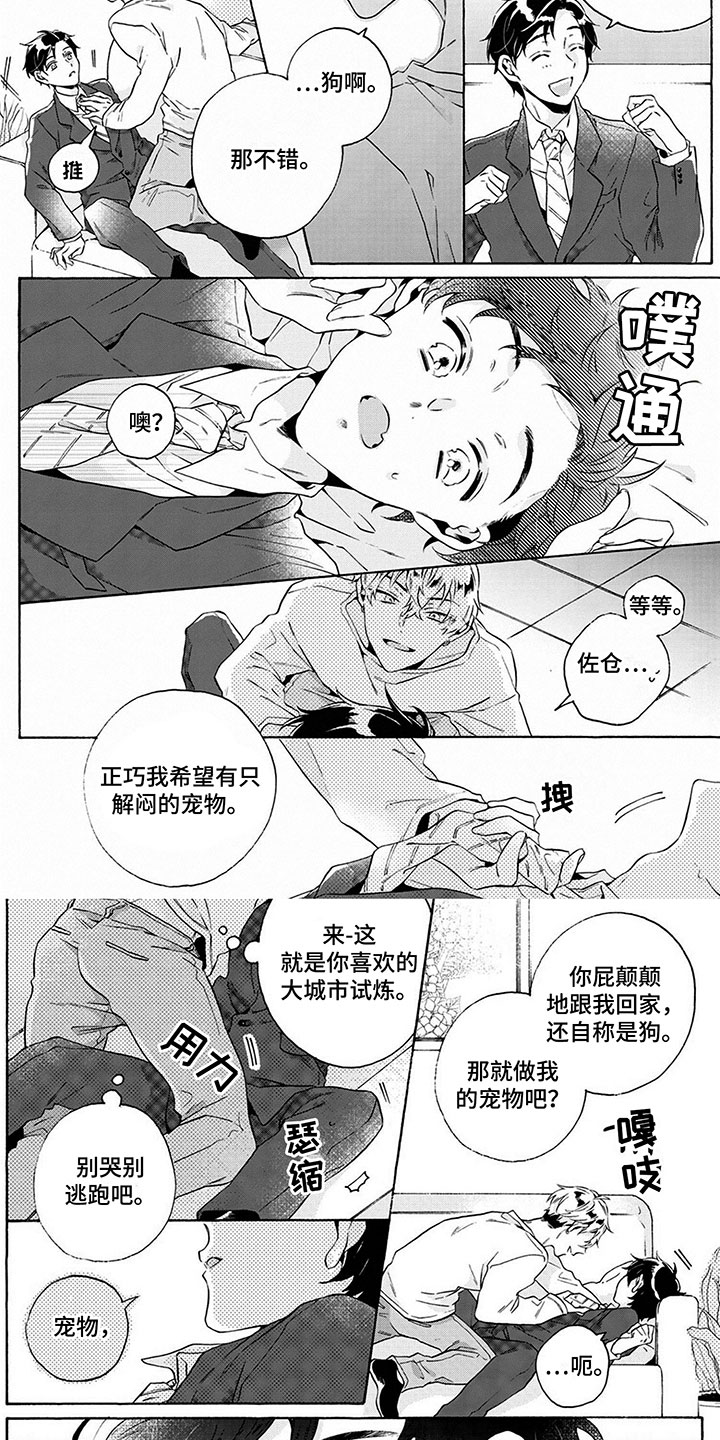 爱上我的衰神合集漫画,第2章：奇怪的同居1图